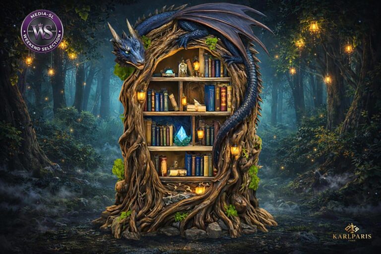Dragon Library Bookshelf 1 Second Life