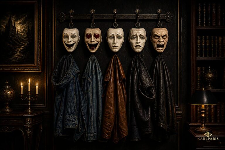 Emotional Mask Wall Sculpture Conceptual Human Expression Art Decor (3) Second Life