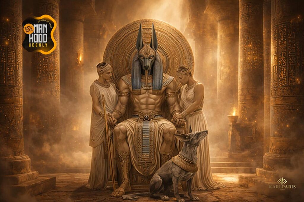 Karlparis Anubis Throne Egyptian God Second Life