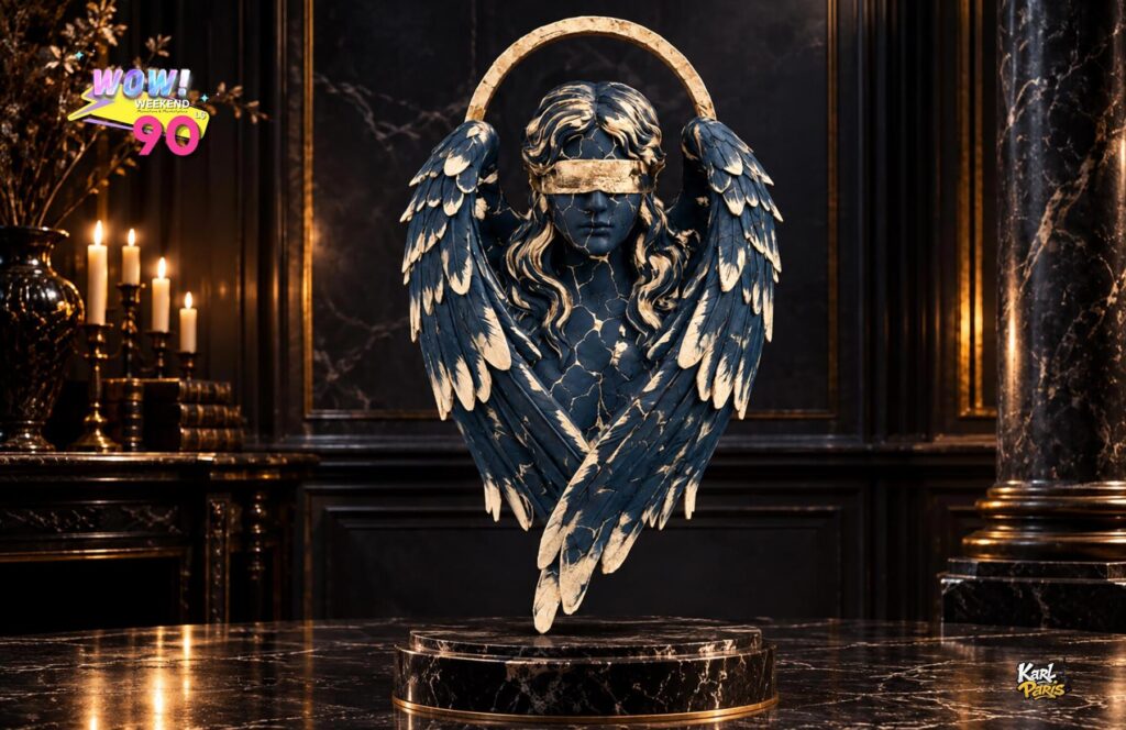 Karlparis Cracked Angel With A Golden Halo Second Life