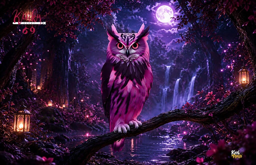 Karlparis Mystic Amethyst Owl Enchanted Twilight Guardian Second Life