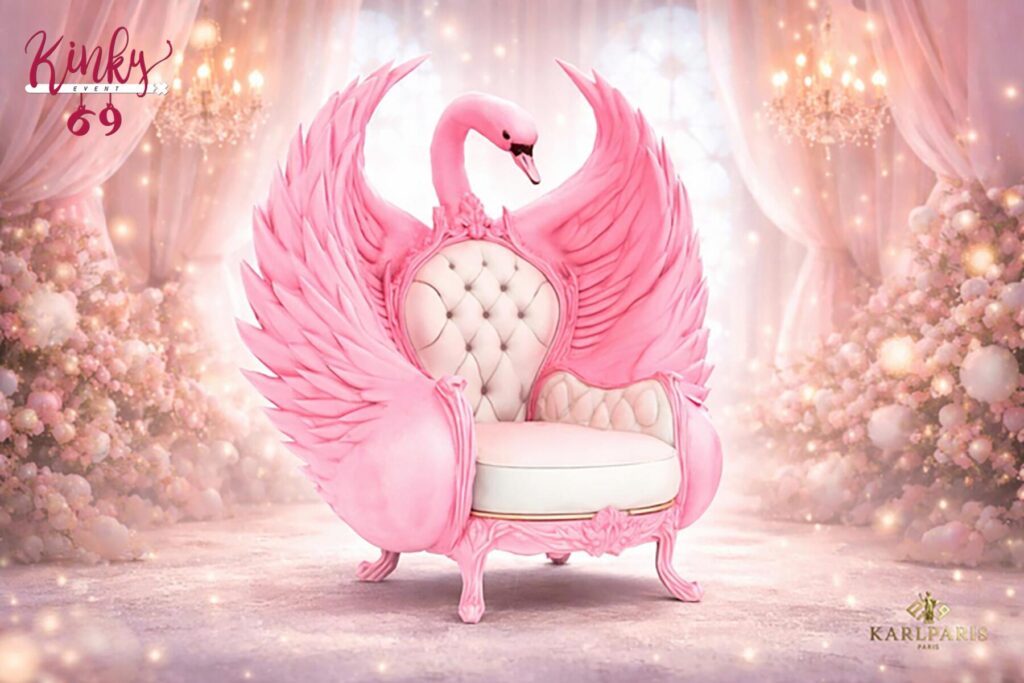 Karlparis Swan Throne Chair Second Life