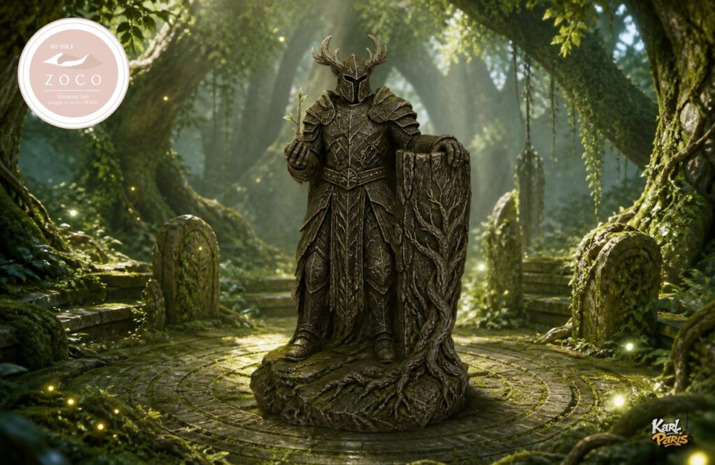 Karlparis Verdant Sentinel Enchanted Forest Guardian Statue Second Life