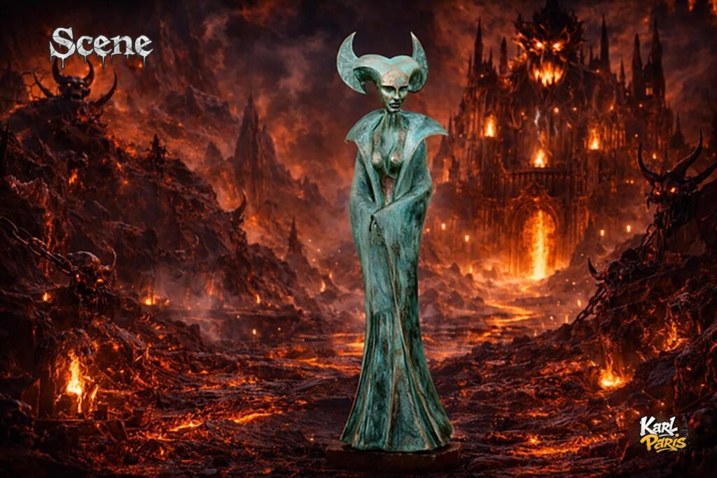 Karlparis Horned Goddess Statue Second Life