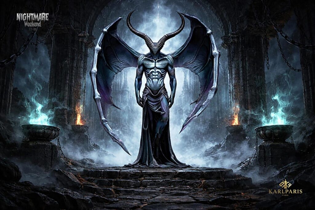 Karlparist Abyssal Horned Archfiend Fallen Winged Demon Dark Fantasy Second Life