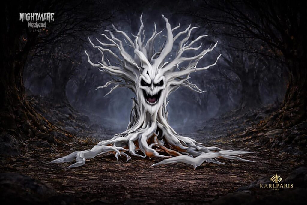 Karlparist Pale Tree Wraith Dark Fantasy Haunted Forest Entity Second Life