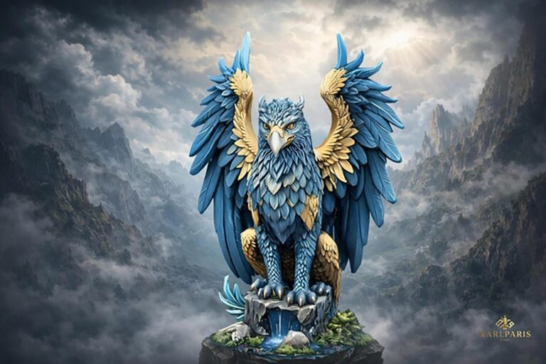 Majestic Griffin Winged Guardian Statue Second Life