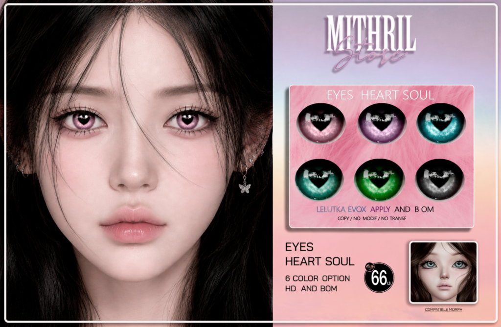 Mithril Store Eyes Heart Erica Barbosa Second Life