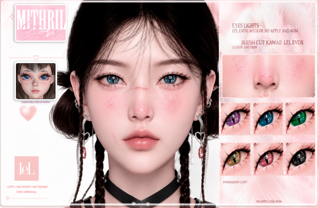 Mithril Store Eyes Lights And Blush Erica Barbosa Second Life