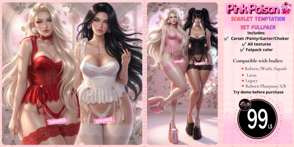 Pink Poison 99bloom 2 Ynha Danger Second Life