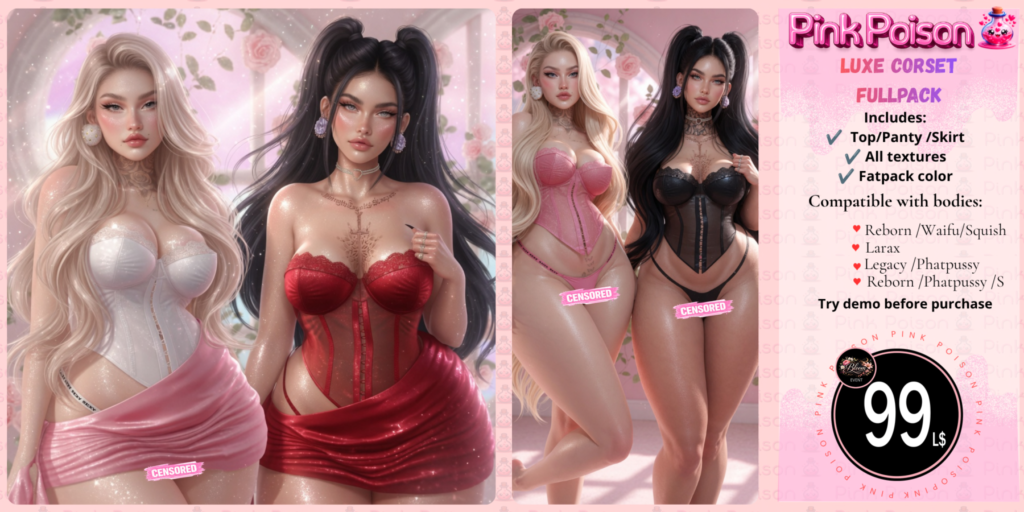 Pink Poison 99bloom Ynha Danger Second Life