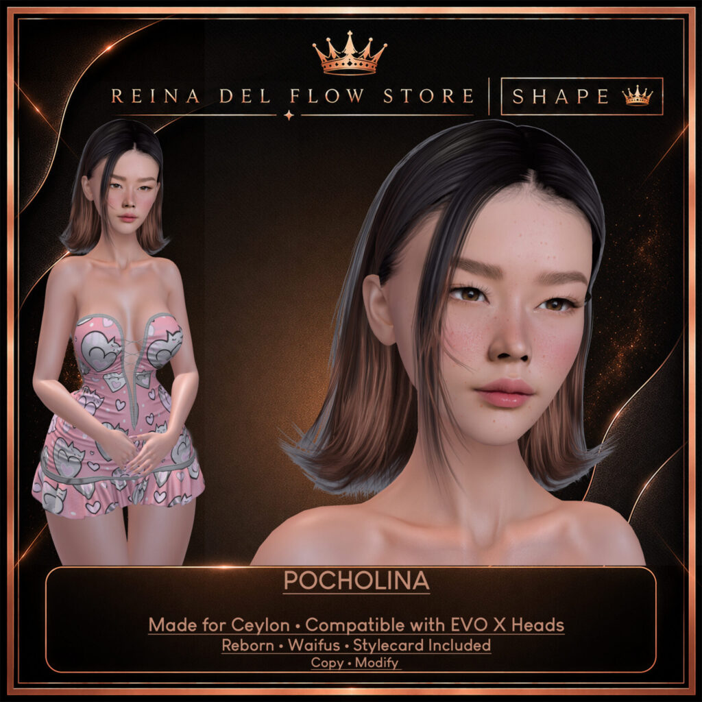 Shape Pocholina Maggie Rick Second Life