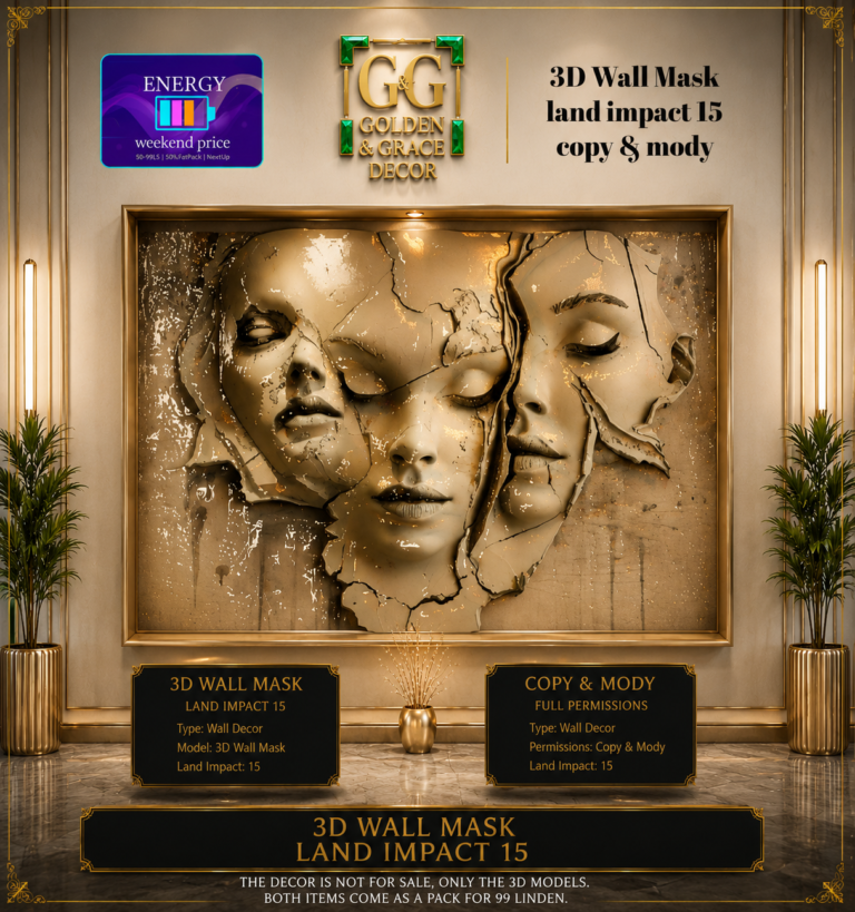 3d Wall Mask Second Life