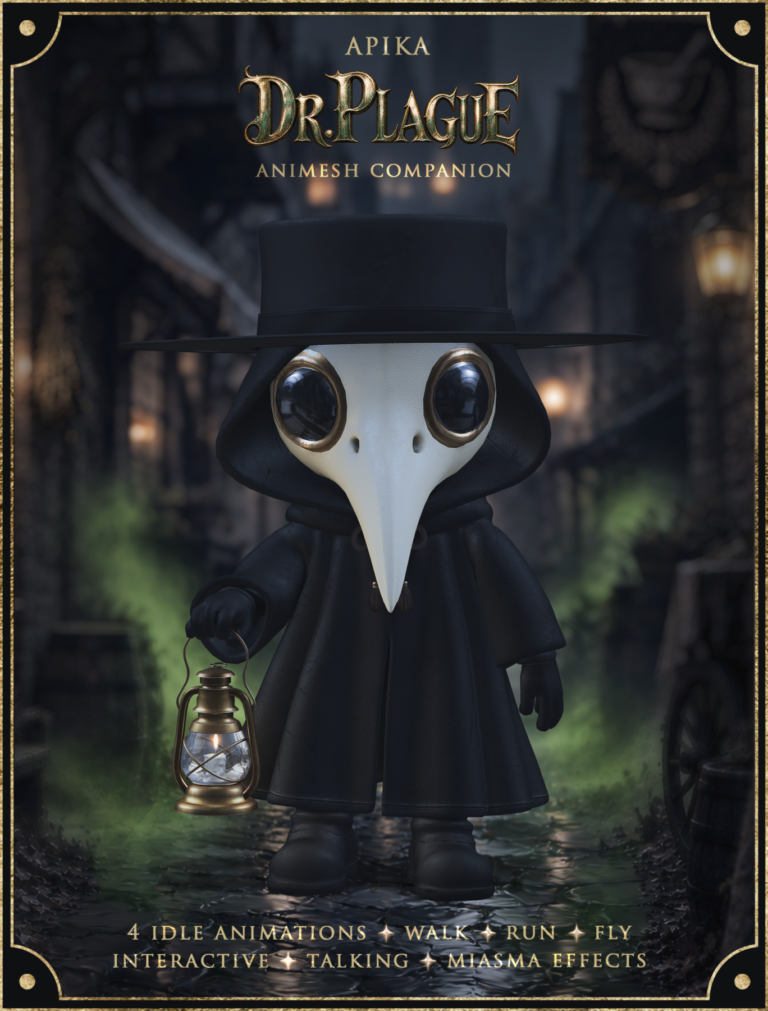 [apika] Dr Plague Animesh Second Life