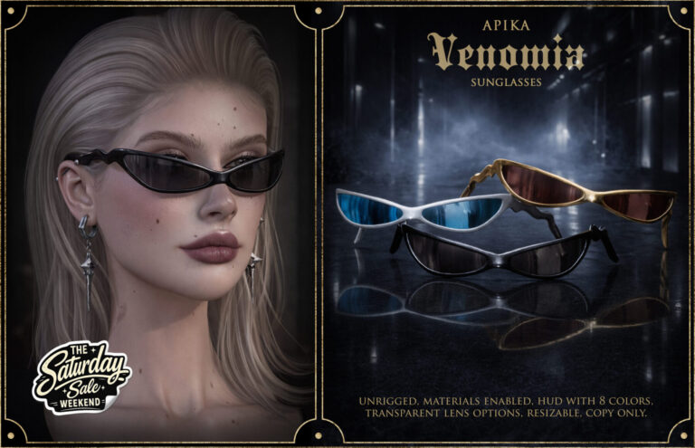 Apika Venomi Sunglasses Second Life
