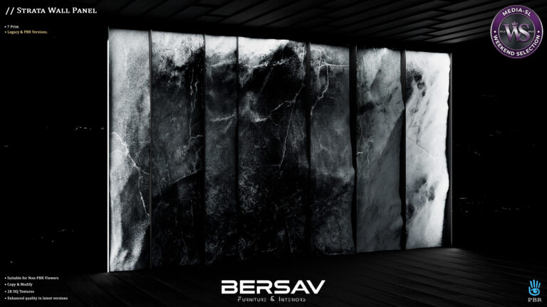 Bersav Stratawallpanel Mediasl Second Life