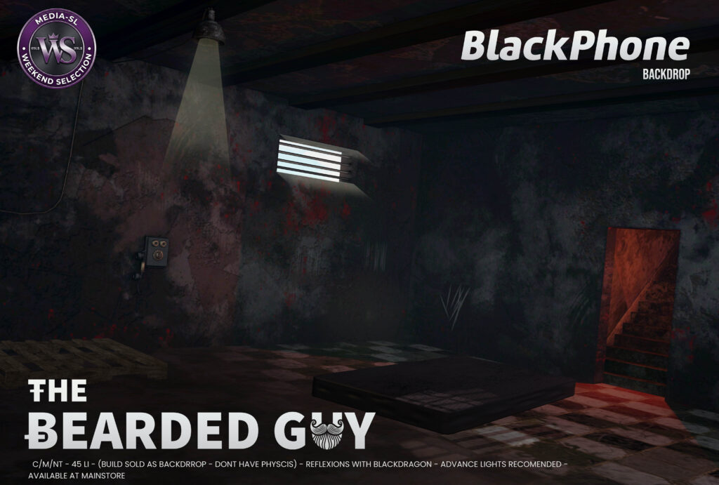 Black Phone Backdrop The Bearded Guy Media Sl Ws Second Life