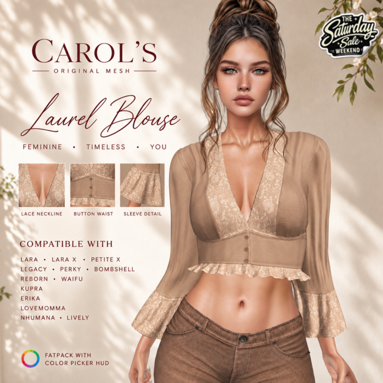 Carols Laurel Blousetss Second Life