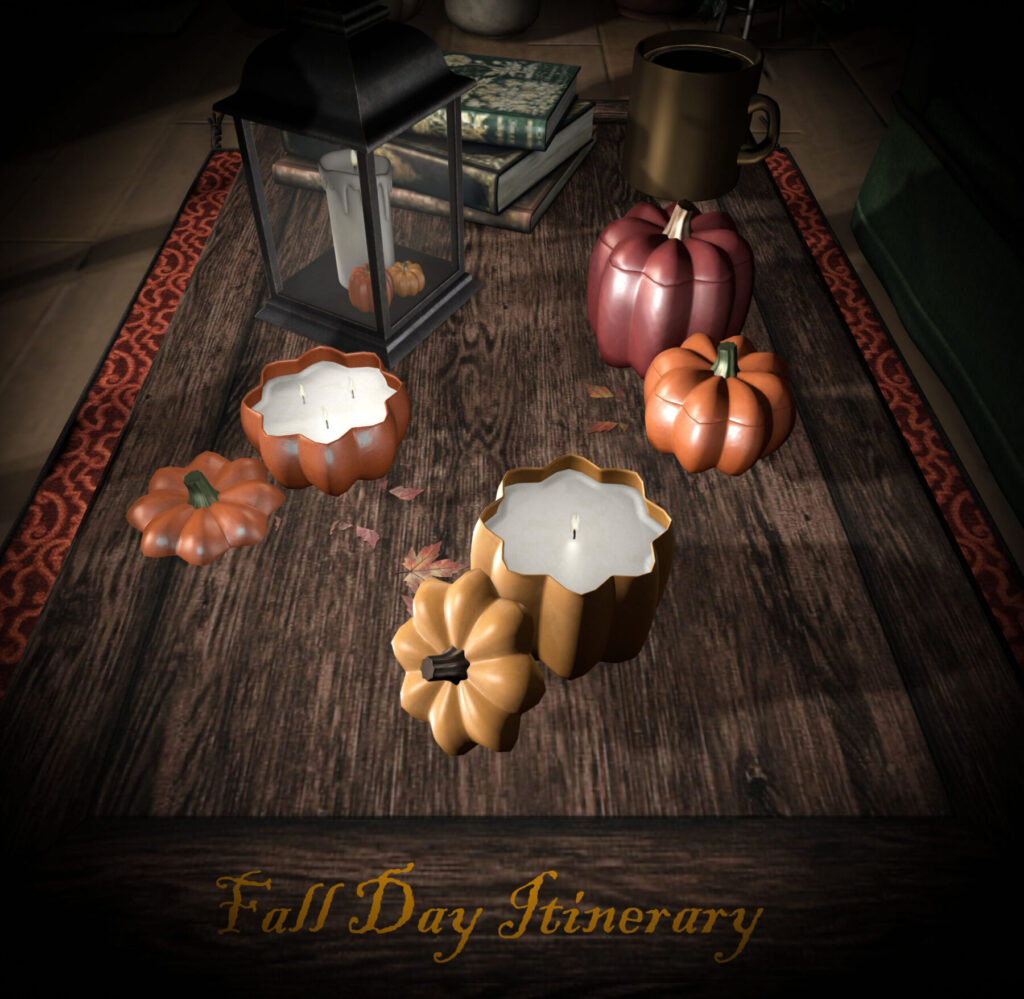 Fall Day Ininerary Second Life