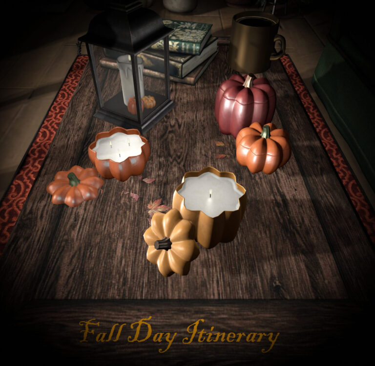 Fall Day Ininerary Second Life