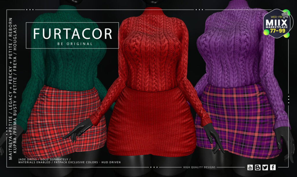 Furtacor Jade Dress Mkt Second Life