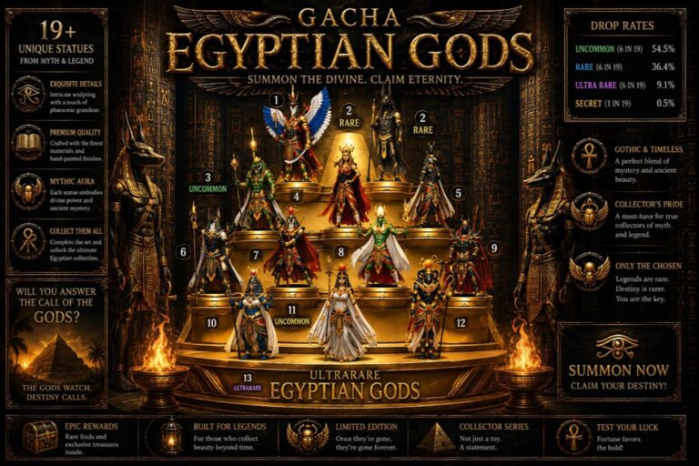Gacha Egyptian Gods Second Life