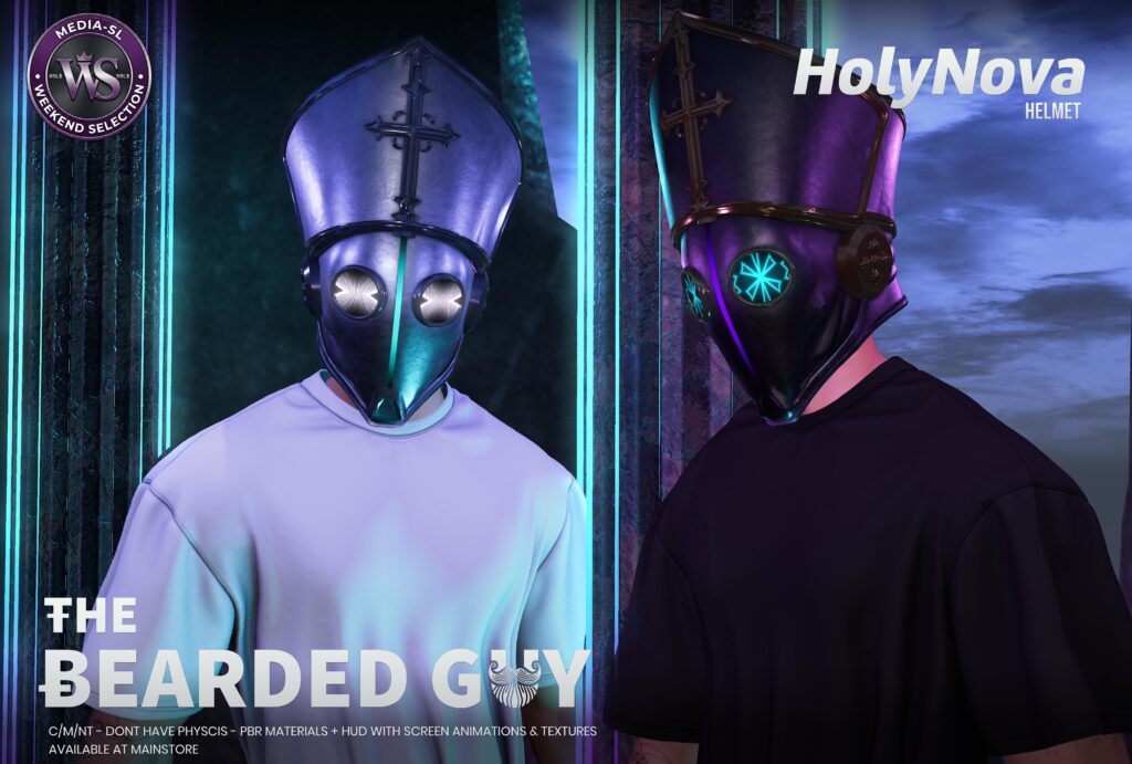 Holy Nova Helmet The Bearded Guy Media Sl Ws Second Life