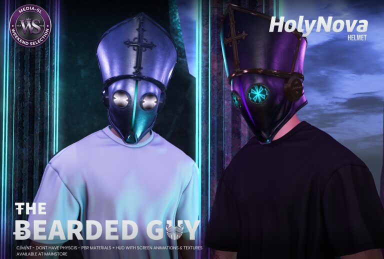 Holy Nova Helmet The Bearded Guy Media Sl Ws Second Life