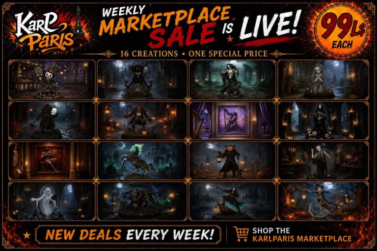 Karlparis Weekly Marketplace Sale Second Life