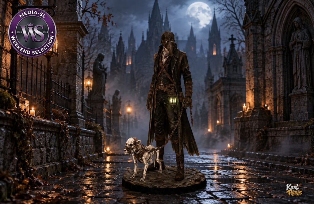 Karlparis Plague Warden And Bone Hound Halloween Decor Second Life