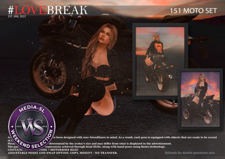 #lovebreak 151 Moto Set Pq Second Life
