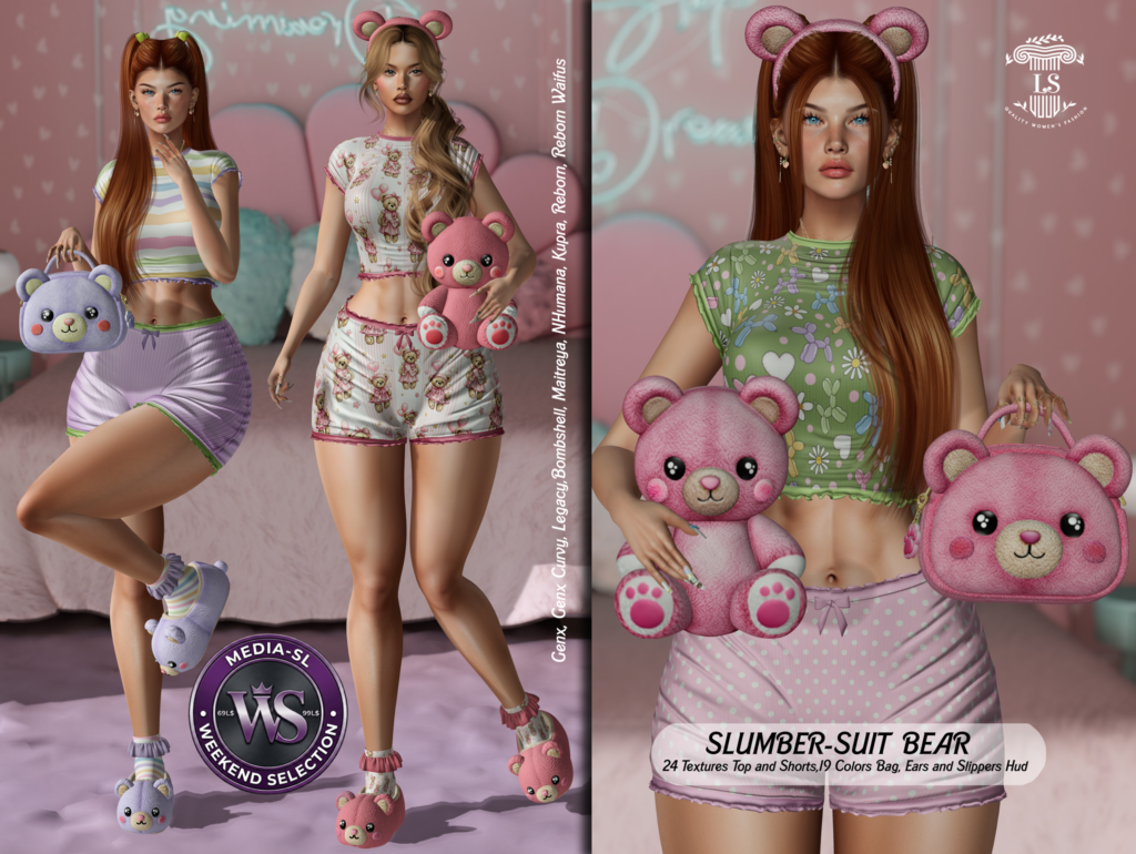 [ls] Slumber Suit Bear Second Life