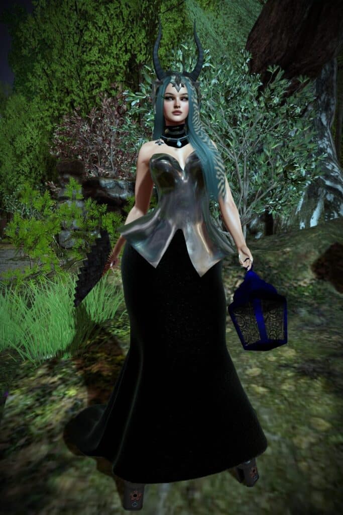 Mistress Of The Void Gown Full Outfit Second Life