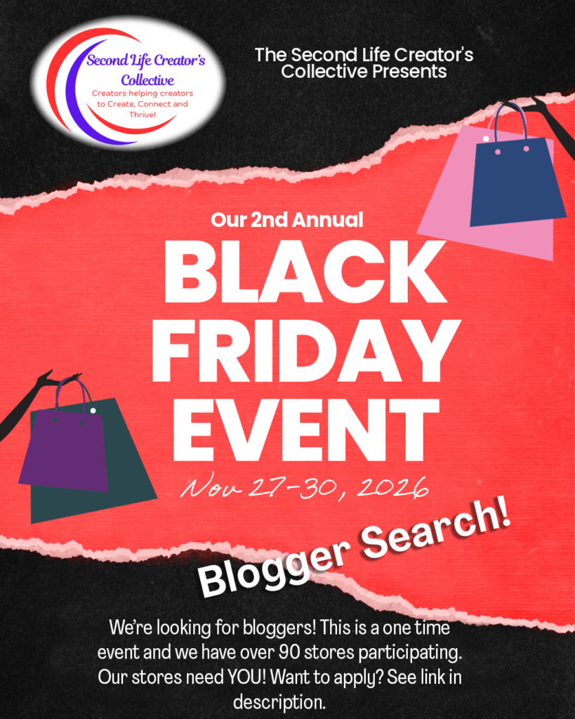Slccblackfridayblogger Second Life