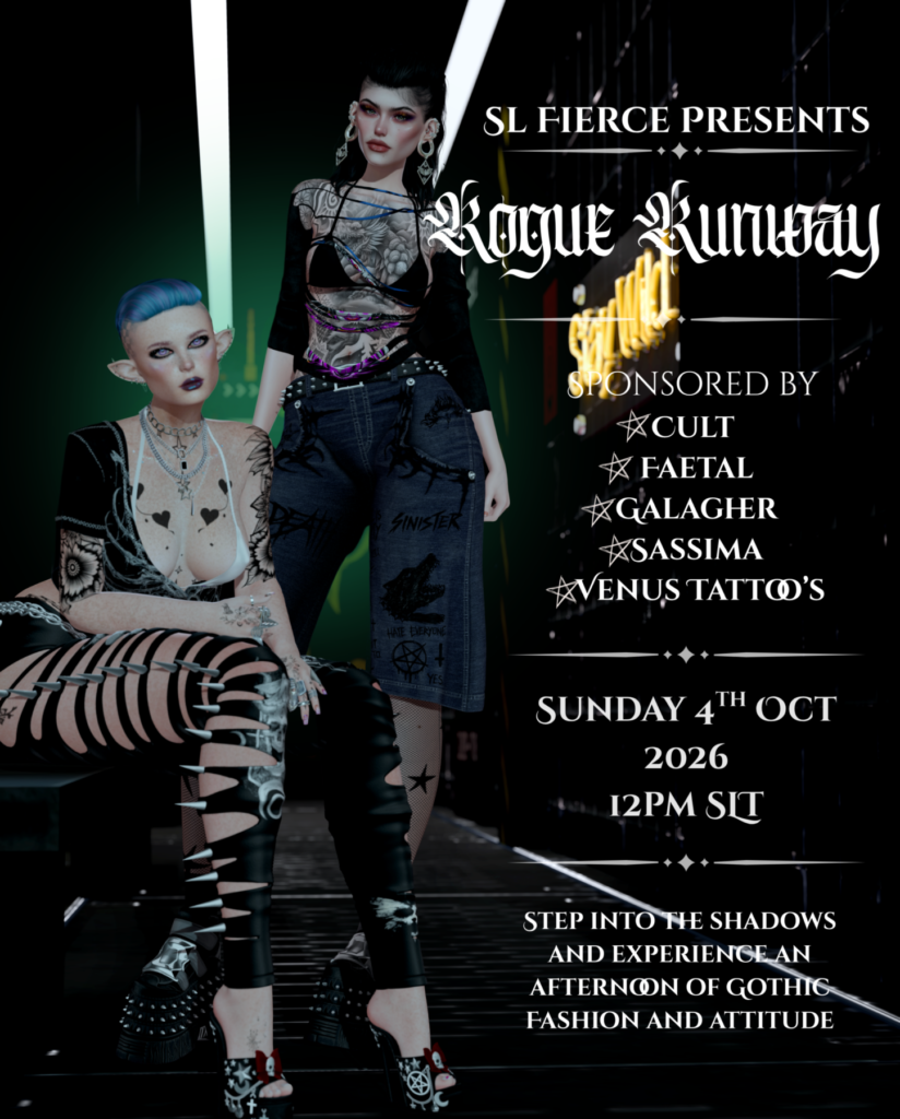 Sl Feirce Rouge Runway Invite Final Second Life
