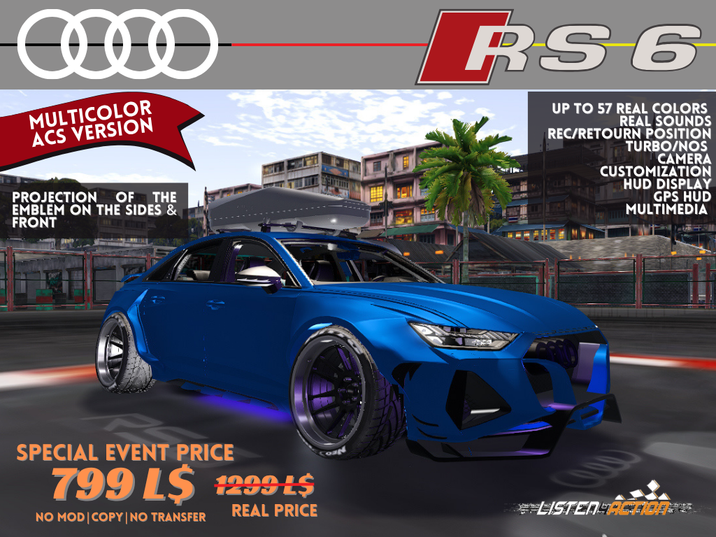 Audiu Rs6 Acs Hw Event Second Life