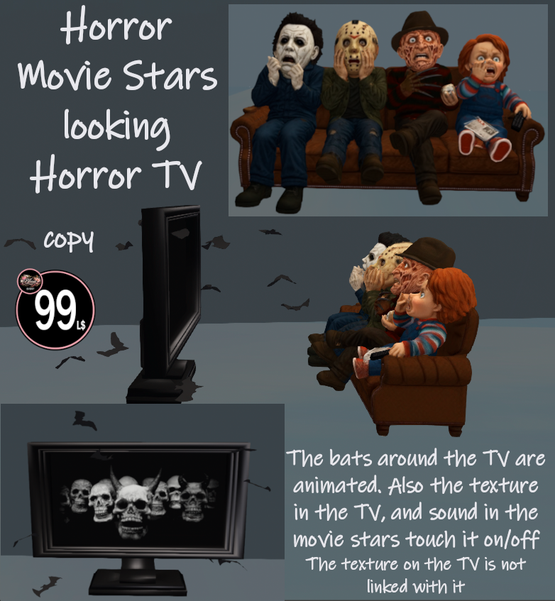 C.m.d. Horror Movie Stars Are Watching Horror Tv New99l Christiane Lang Second Life