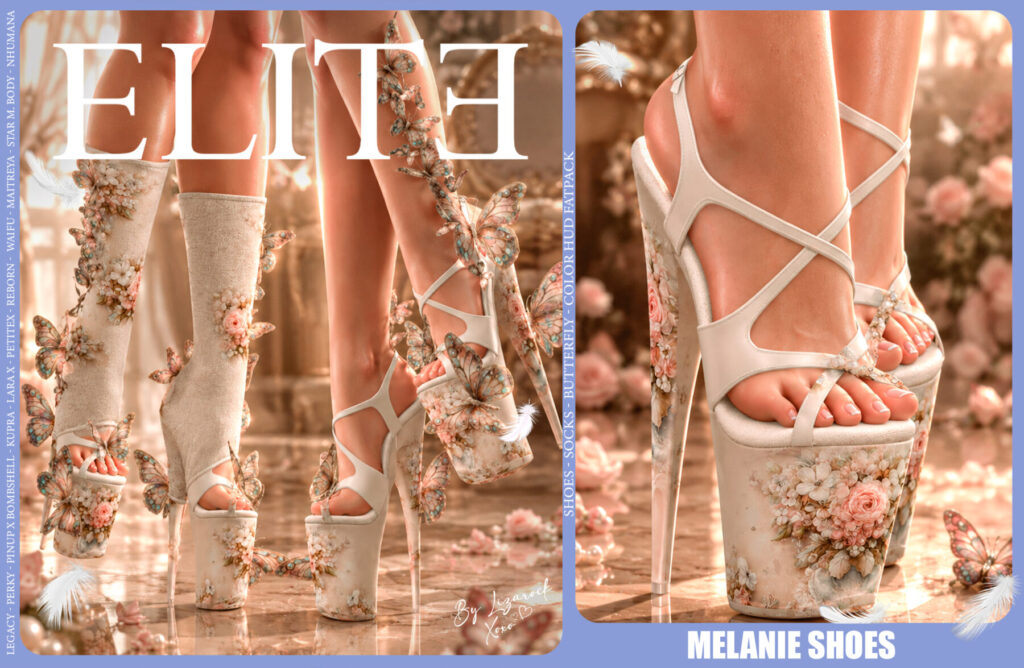 Elite Melanie Shoes Fatpack Elizangela Lorenzi Second Life