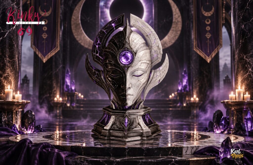 Karlparis Eclipse Oracle Gothic Fantasy Mask Statue Decor Second Life