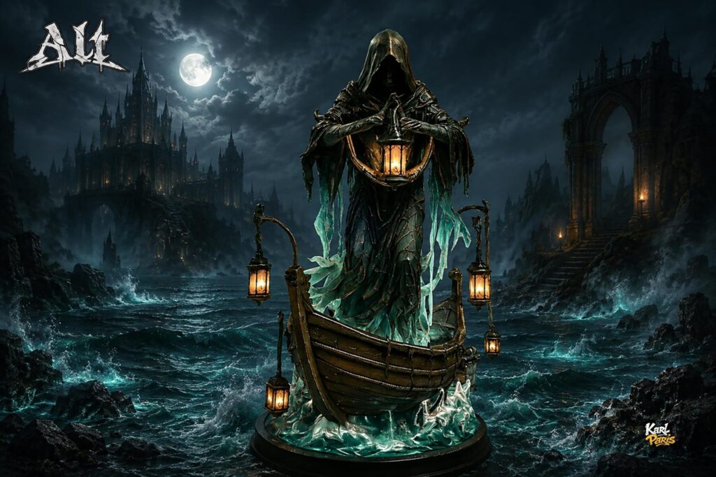 Karlparis Ferryman Of Lost Souls Haunted Lantern Guardian 1 Second Life