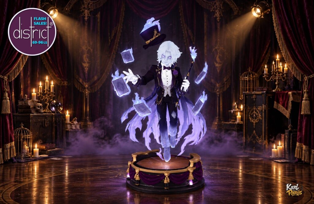 Karlparis Ghost Magician Statue Halloween Magic Decor 1 Second Life