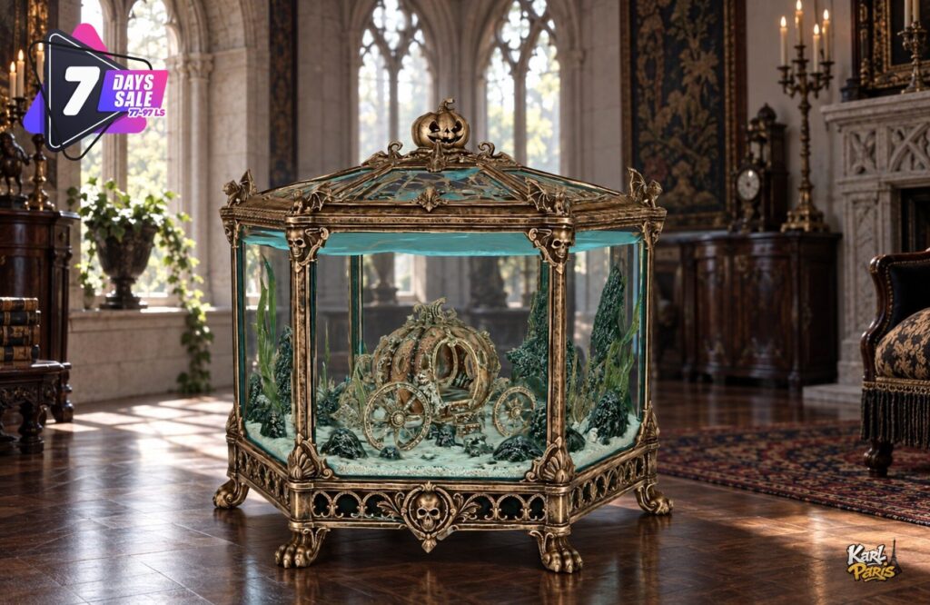 Karlparis Gothic Pumpkin Carriage Aquarium Halloween Underwater Fantasy Decor 1 Second Life