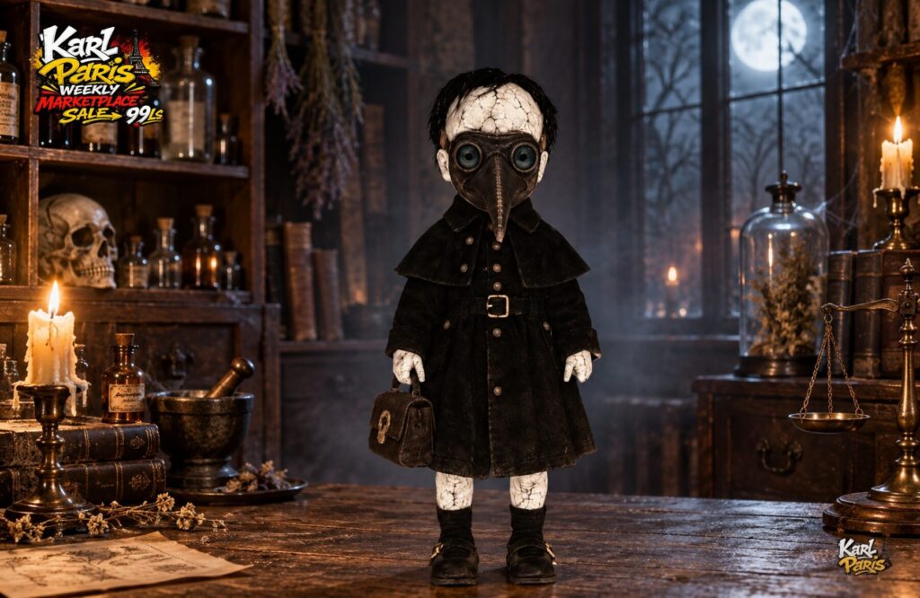 Karlparis Little Plague Doctor Doll Halloween Decor Second Life