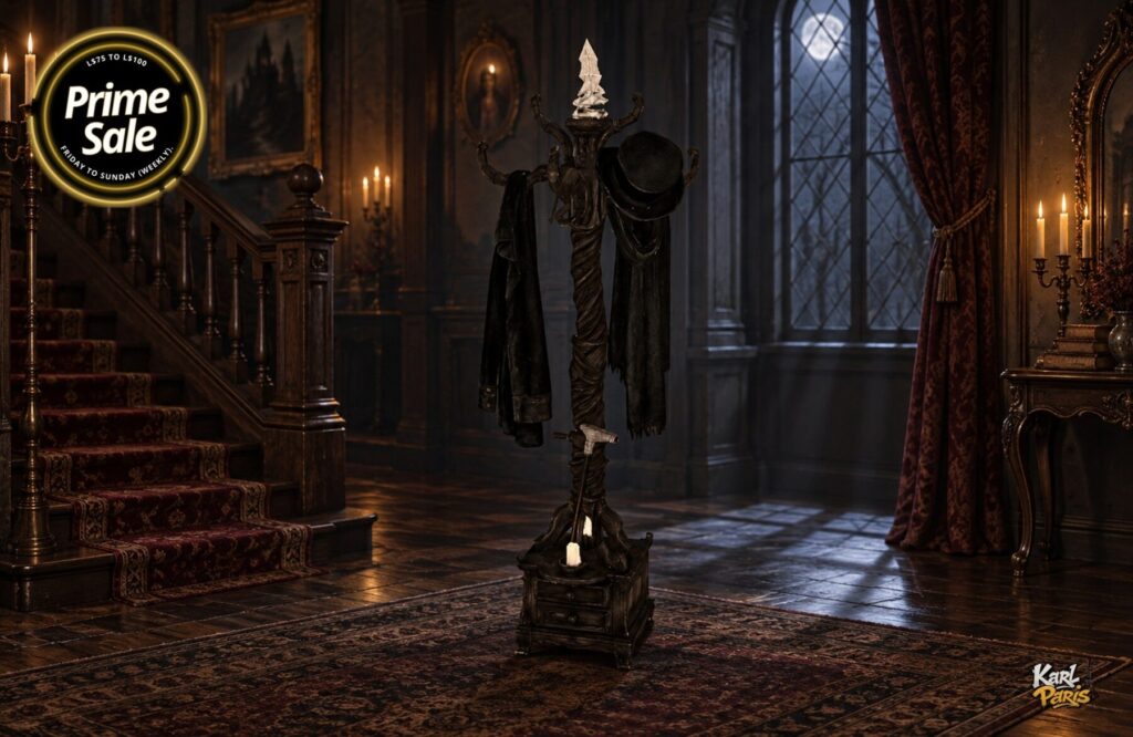 Karlparis Midnight Coat Stand Gothic Halloween Decor 1 Second Life