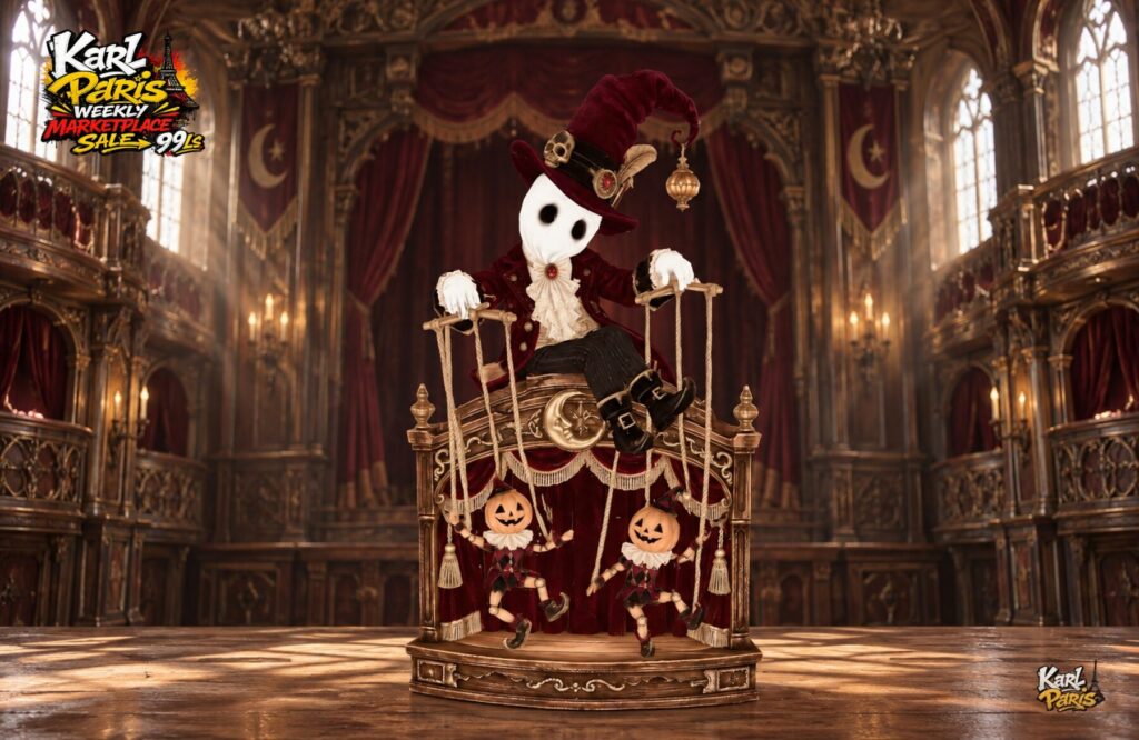 Karlparis Midnight Marionette Master Halloween Ghost Puppet Theater Decor Second Life