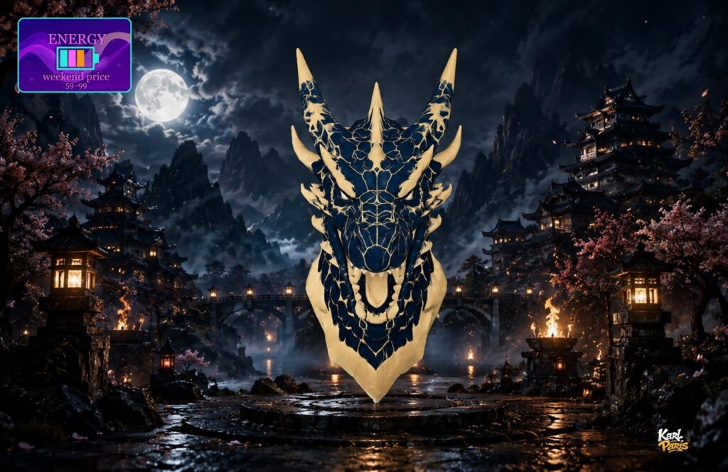 Karlparis Obsidian Wyrm Dragon Trophy Wall Mount 1 Second Life