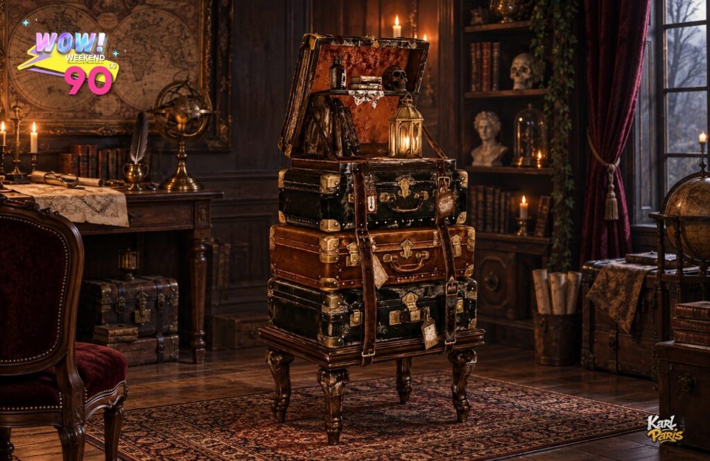 Karlparis Occult Traveler Luggage Cabinet Halloween Decor 1 Second Life