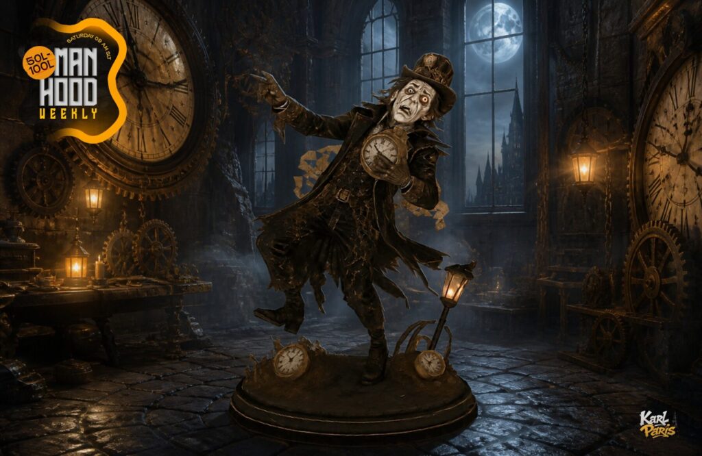 Karlparis The Clockwork Revenant Gothic Halloween Statue Second Life