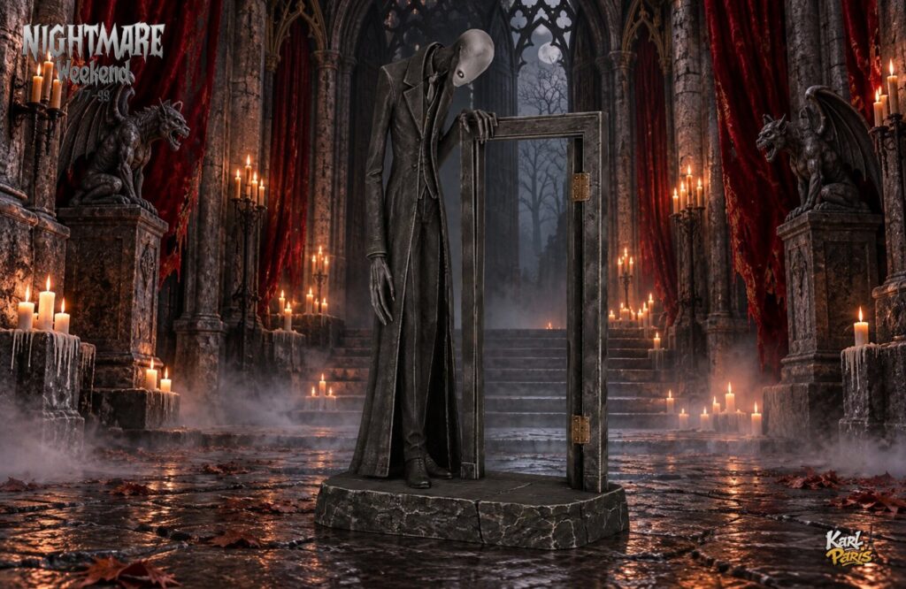 Karlparis The Doorwarden Gothic Halloween Statue 1 Second Life