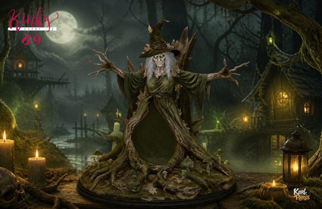 Karlparis The Hollowroot Witch Halloween Swamp Statue 1 Second Life